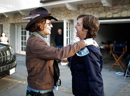 Johnny Depp, Paul McCartney Johnny Depp, Paul McCartney